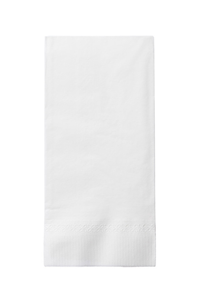 Один белый бумажник Изолирован на белом фоне
 - Фото, изображение