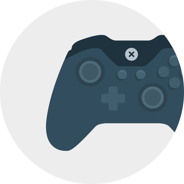 значок ігрової геймпад контролера у плоскому стилі
 - Вектор, зображення