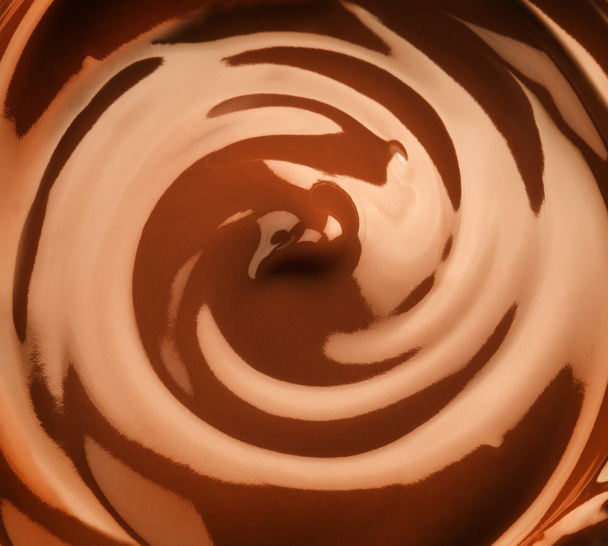Remolino de chocolate
 - Foto, Imagen