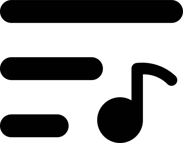 music song playlist icon - Vector, Image