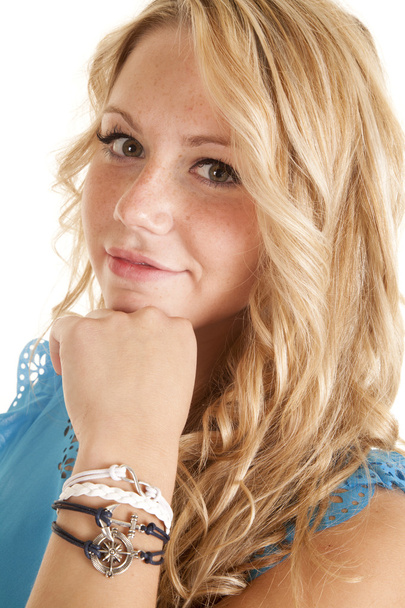 Woman wearing bracelets. - Fotoğraf, Görsel