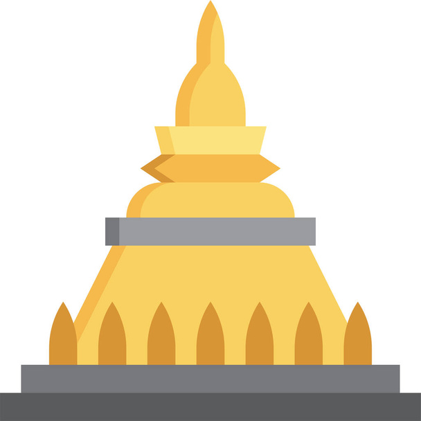 Vientiane Laos Kültür Simgesi - Vektör, Görsel
