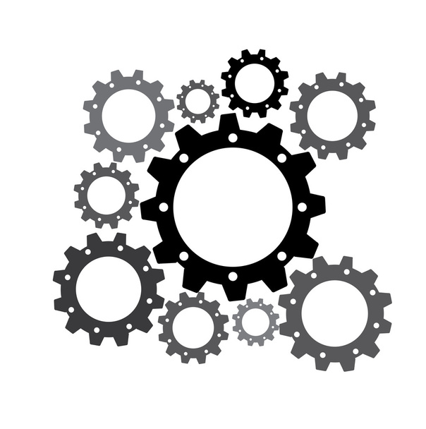 gears design  - Vector, Image