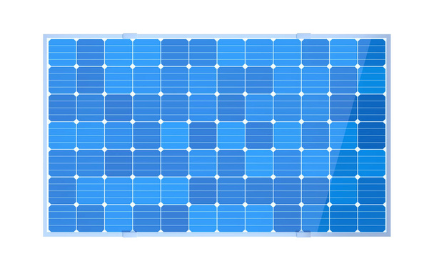 Ηλιακός πίνακας, ηλιακή ενέργεια, 3d rendering. Ψηφιακό σχέδιο υπολογιστή. - Φωτογραφία, εικόνα