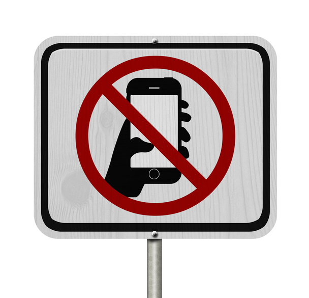 No Texting and Driving Sign - Photo, Image