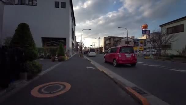 Tóquio Edogawa Ward Ciclismo Inverno - Filmagem, Vídeo