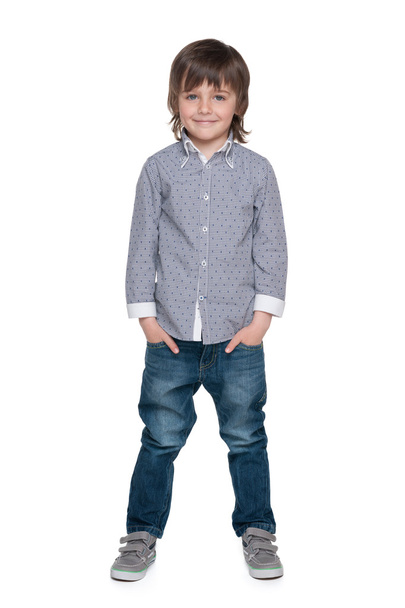 Cute fashion little boy - Fotoğraf, Görsel
