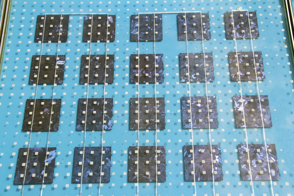 ザダル、クロアチアで太陽エネルギー電池電池パネル - 写真・画像