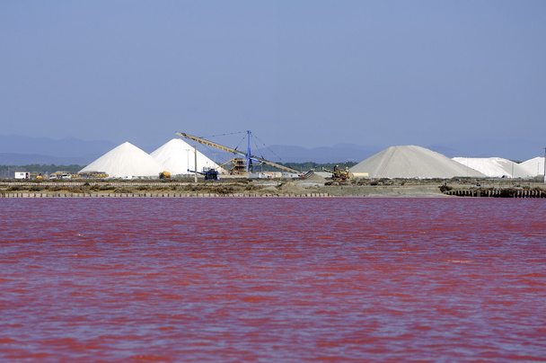 Сайт с морской солью Aigues-Mortes
 - Фото, изображение