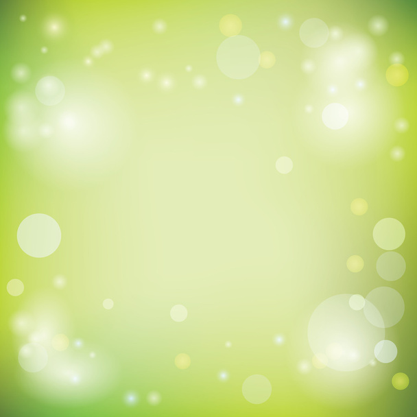 luz verde fundo vetor com luzes - eps 10
 - Vetor, Imagem