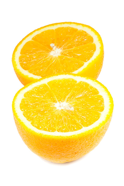 Slice of fresh ripe orange. - Valokuva, kuva