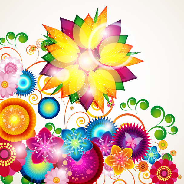 Floral abstract background. eps10 - Vector, Imagen
