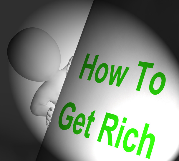 Jak získat bohaté znak zobrazí jak vydělat peníze - Fotografie, Obrázek