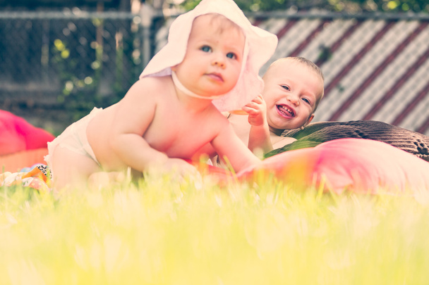 sevimli bebekler - Fotoğraf, Görsel