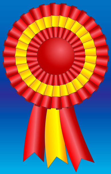 Escarapela tricolor española, España, ilustración vectorial - Vector, Imagen