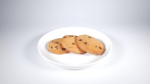 Biscoitos de chocolate chip, clipe de vídeo curto - Filmagem, Vídeo