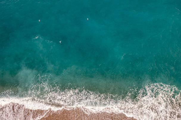 Vista aérea de las playas y el mar Siciliano - Foto, Imagen