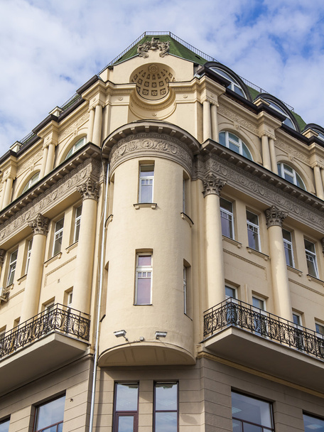 Moscow, Russia, on September 9, 2014. Typical architectural details of old Moscow houses - Φωτογραφία, εικόνα