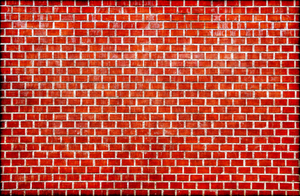 Rode bakstenen muur grunge textuur - Foto, afbeelding