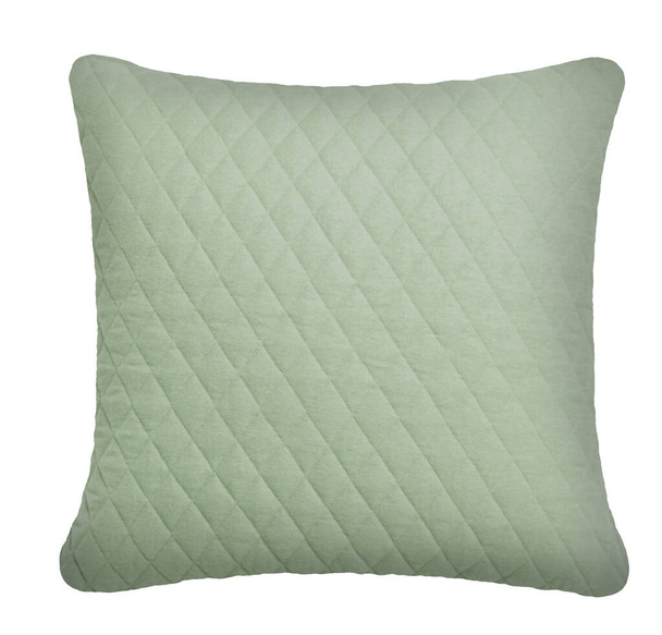 Cojín y almohada patrón moderno aislado en lienzo blanco con textura de alta resolución - Foto, Imagen