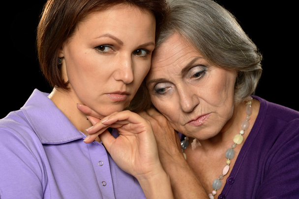 Sad mother and daughter - Photo, Image