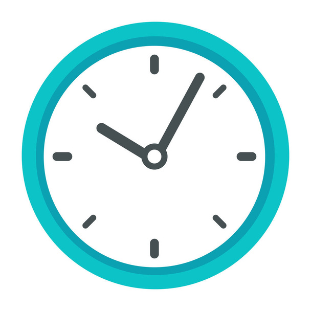 round clock cartoon vector isolated object - Vector, Image