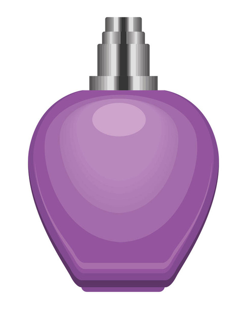 紫の香水瓶 - ベクター画像