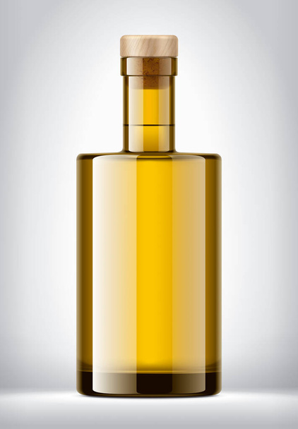 Color Glass Bottle with Cork on background.  - Fotografie, Obrázek