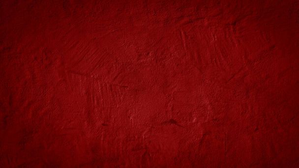 Abstract red old aged retro vintage painted paper concrete cement facade plaster wall texture background - Photo, Image