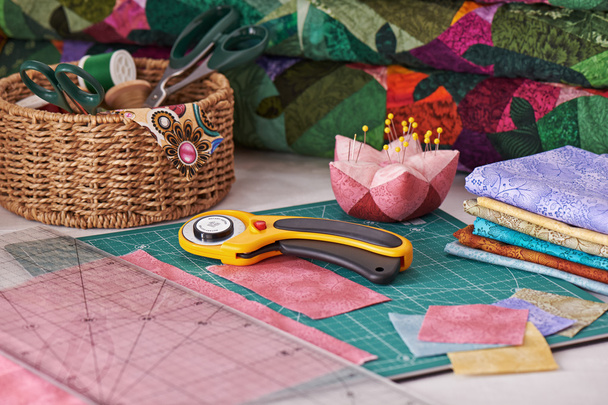 Accessories for patchwork - Photo, Image