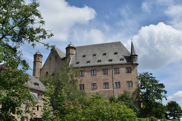 Das Marburger Schloss in Hessen Deutschland - Photo, Image