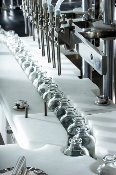  close-up of pharmaceutical production line stand - Photo, Image