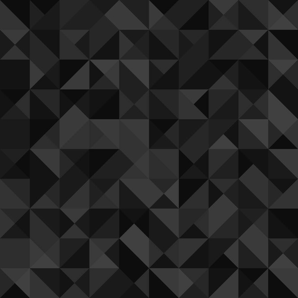 Geometric background with triangles. Black and white seamless pattern. EPS10 - Διάνυσμα, εικόνα