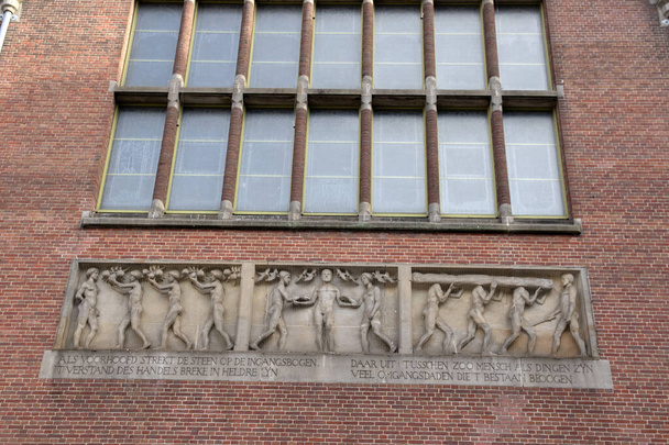 Ornament At The Beurs Van Berlage Building At Amsterdam The Netherlands 24-2-2021 - Foto, immagini