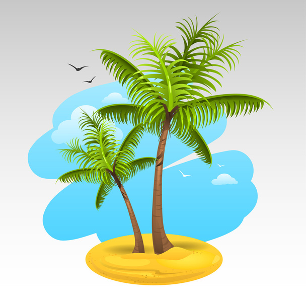palmiers - Vecteur, image