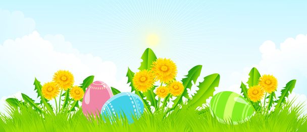 Easter background - Vector, imagen