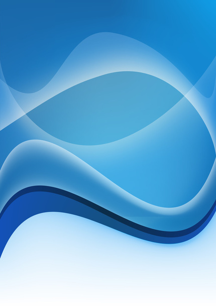 abstract blue business flyer voor ontwerp - Vector, afbeelding