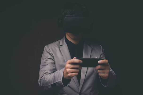 VR occhiali connessione metaverso tecnologia online - Foto, immagini