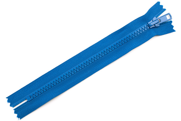 Blue zipper - Photo, Image