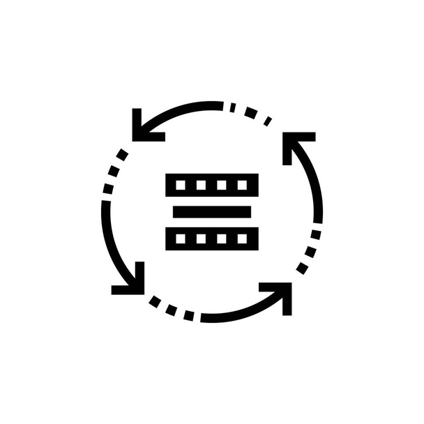 Data Science Icon im Vektor. Logotyp - Vektor, Bild