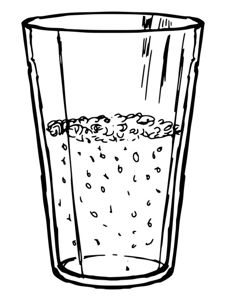 sklenice Cola - Vektor, obrázek