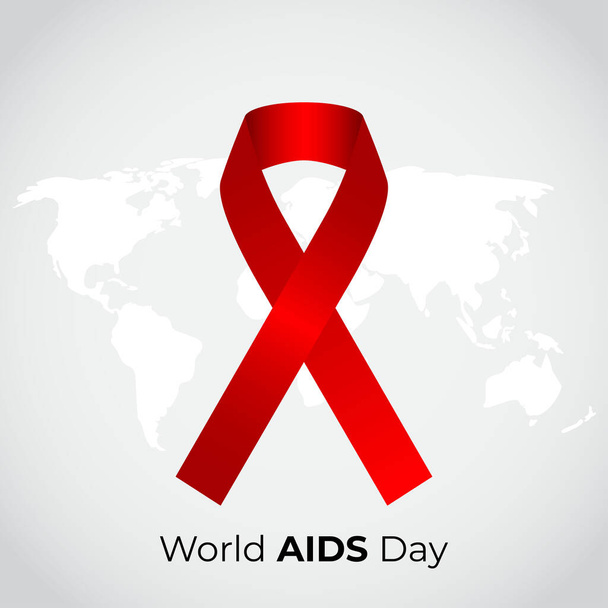 Vector illustration for world aids day. - Vector, Image