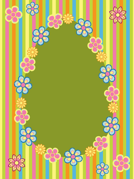 Tarjeta de felicitación de Pascua - Vector, imagen