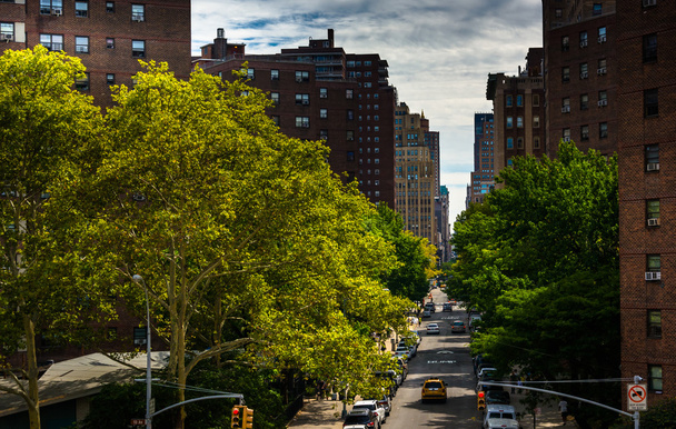 View of a street in Chelsea from The High Line in Manhattan, New - Fotó, kép