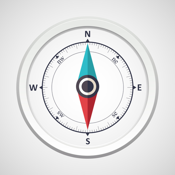 windroos kompas - Vector, afbeelding