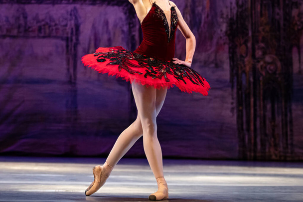 Ballet Don Quichotte. Gros plan de ballerines dansant - Photo, image