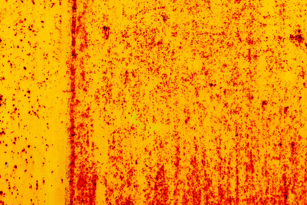 Textura de una pared metálica con grietas y arañazos que se puede utilizar como fondo - Foto, imagen