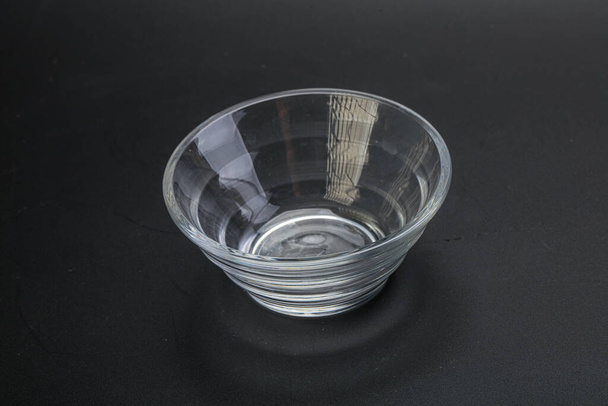 Epmty glass bowl for kitchen isolated bsckground  - Photo, Image