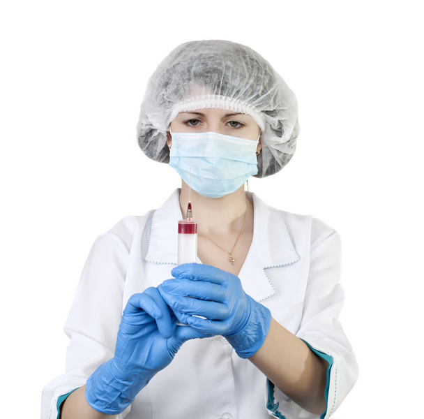 Nurse with a syringe - Fotó, kép