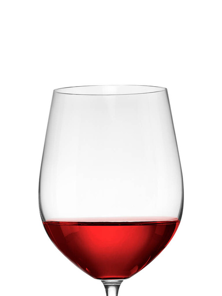 Wineglass wine in a glass isolated on white background - Valokuva, kuva